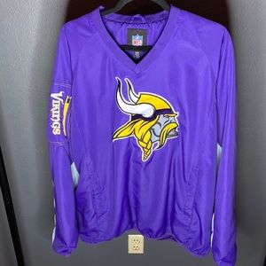 NFL Minnesota Vintage Vikings Windbreaker Pullover